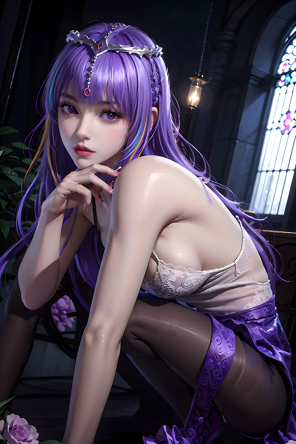 图片[5]-AI绘画 998 秦时明月-少司命[25P]-草丛看图