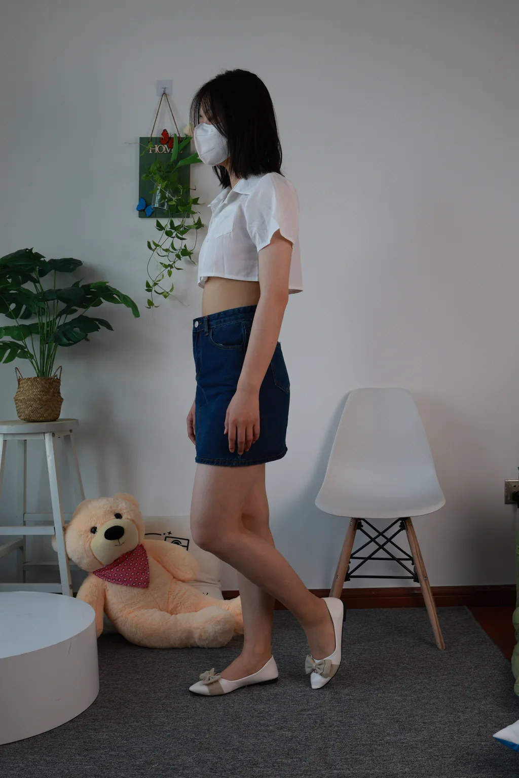 图片[5]-三禾摄影 NO.070 牛仔裙 平底鞋[229P]-草丛看图