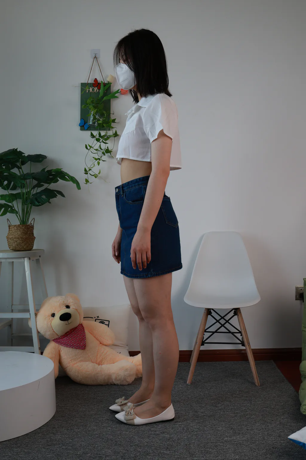 图片[6]-三禾摄影 NO.070 牛仔裙 平底鞋[229P]-草丛看图