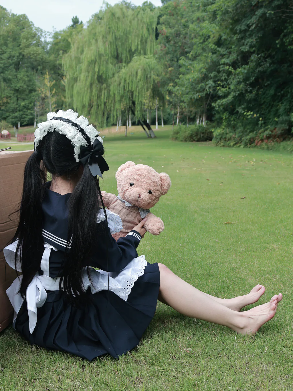 图片[1]-小羊蛋卷 女仆装[14P]-草丛看图