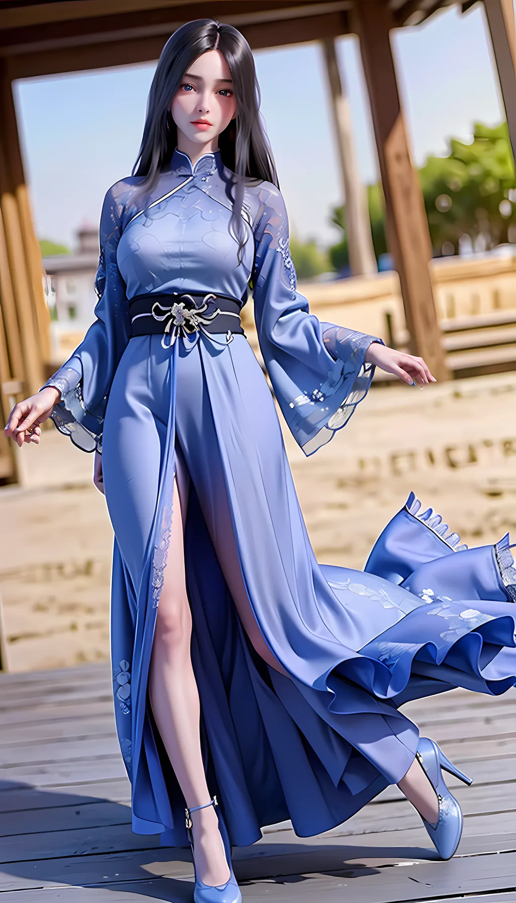 图片[1]-AI绘画 990 完美世界-重瞳女[27P]-草丛看图