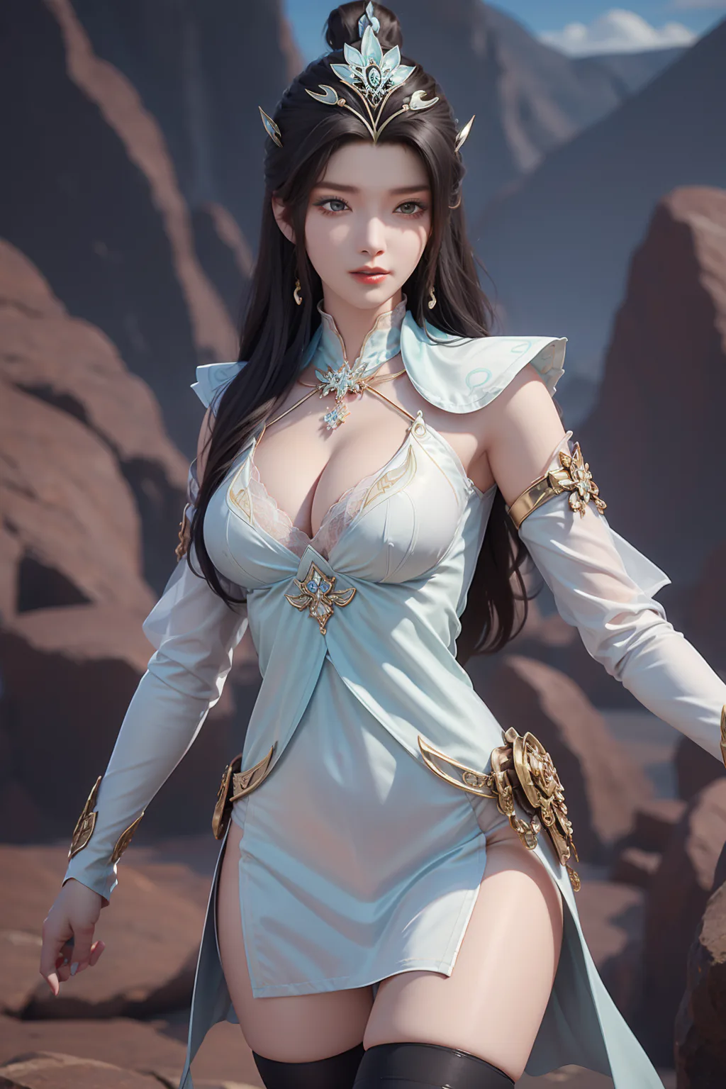 图片[3]-AI绘画 1000 遮天-颜如玉[114P]-草丛看图