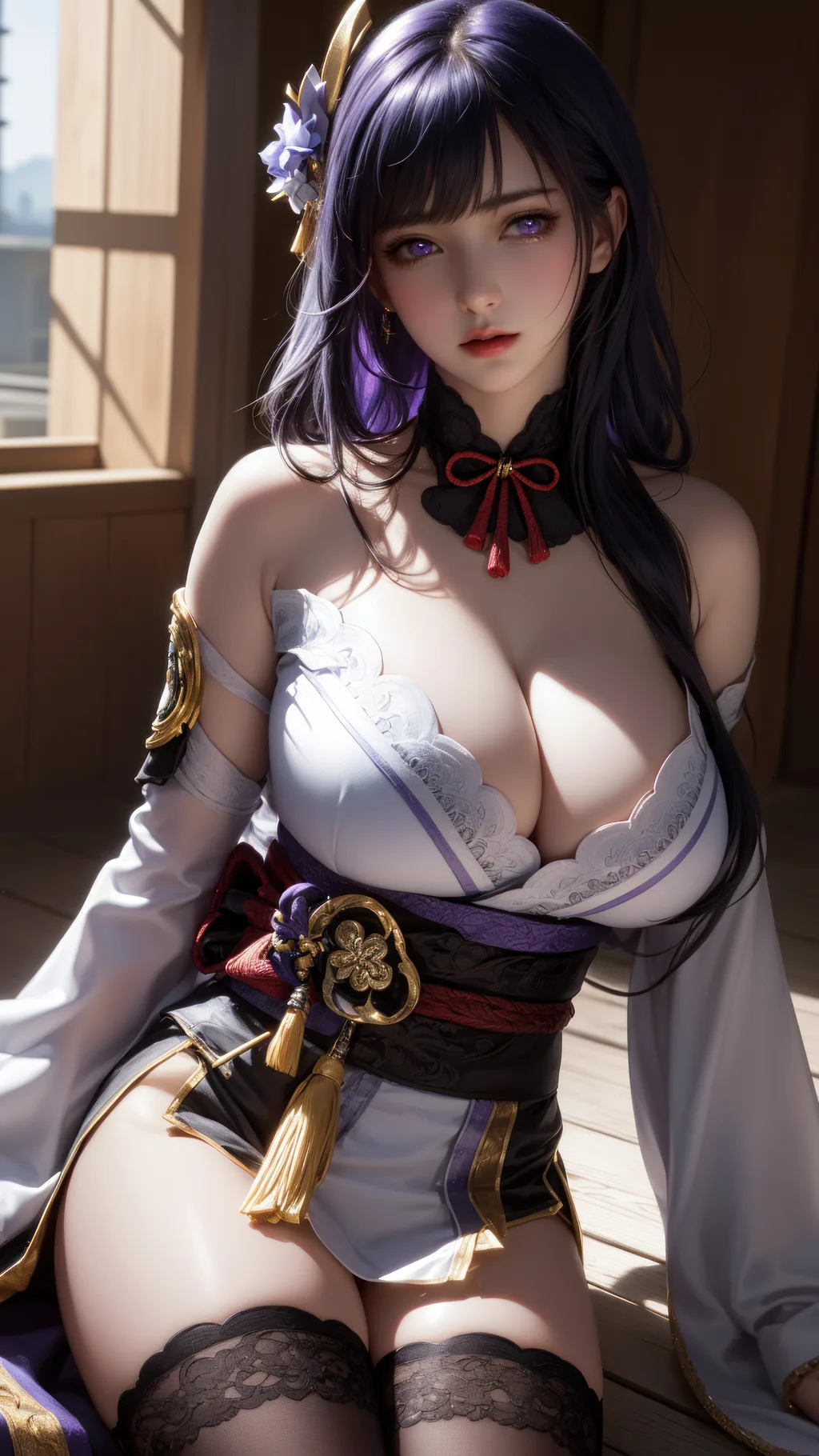 图片[2]-AI绘画 1001 雷电将军-AI女神[46P]-草丛看图