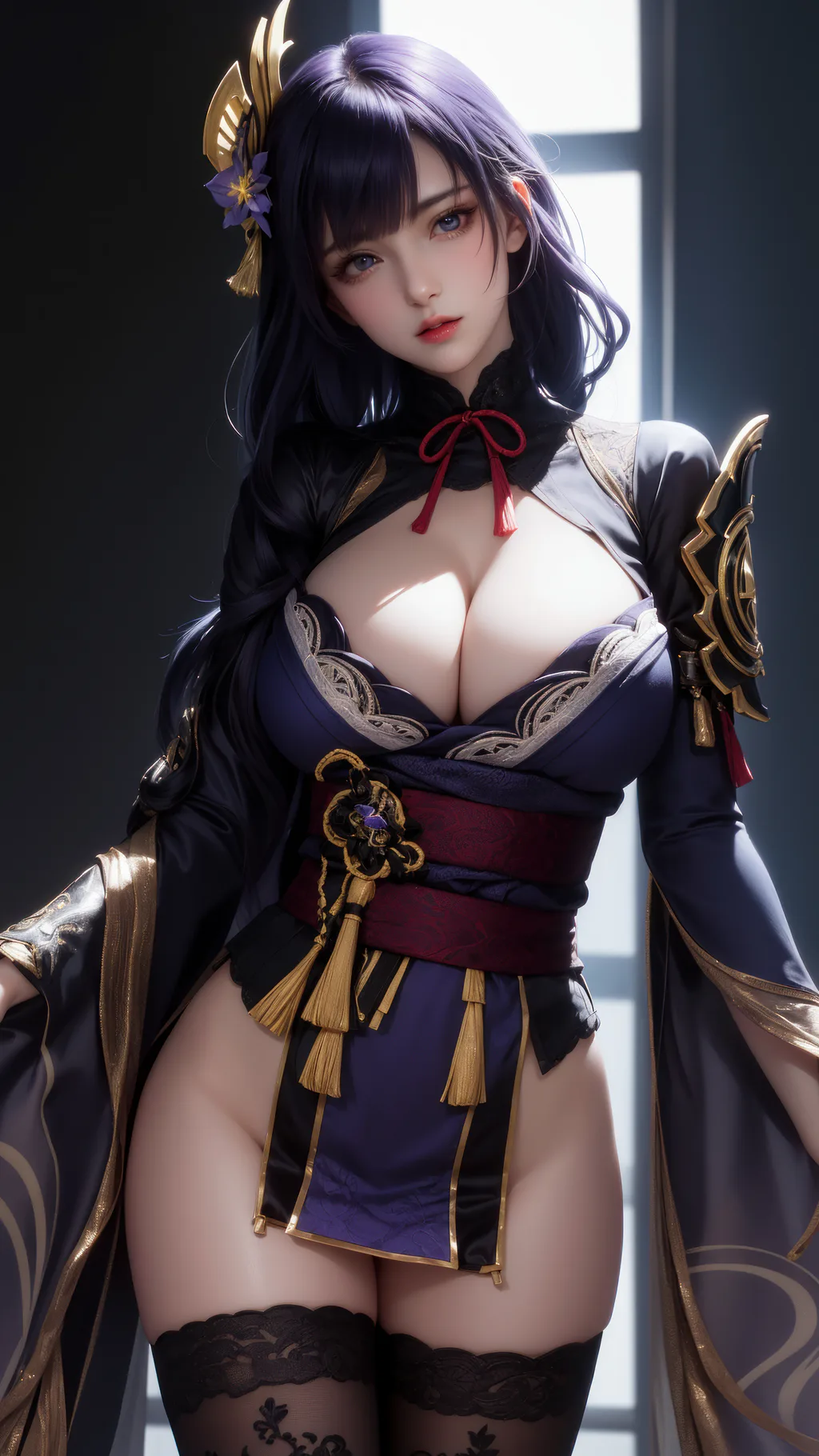 图片[3]-AI绘画 1001 雷电将军-AI女神[46P]-草丛看图