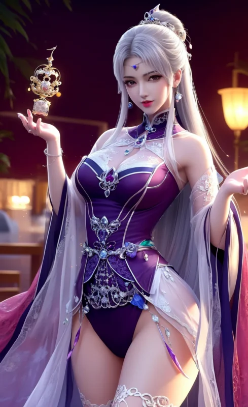 AI绘画 1005 斗破苍穹-小医仙[59P]-草丛看图