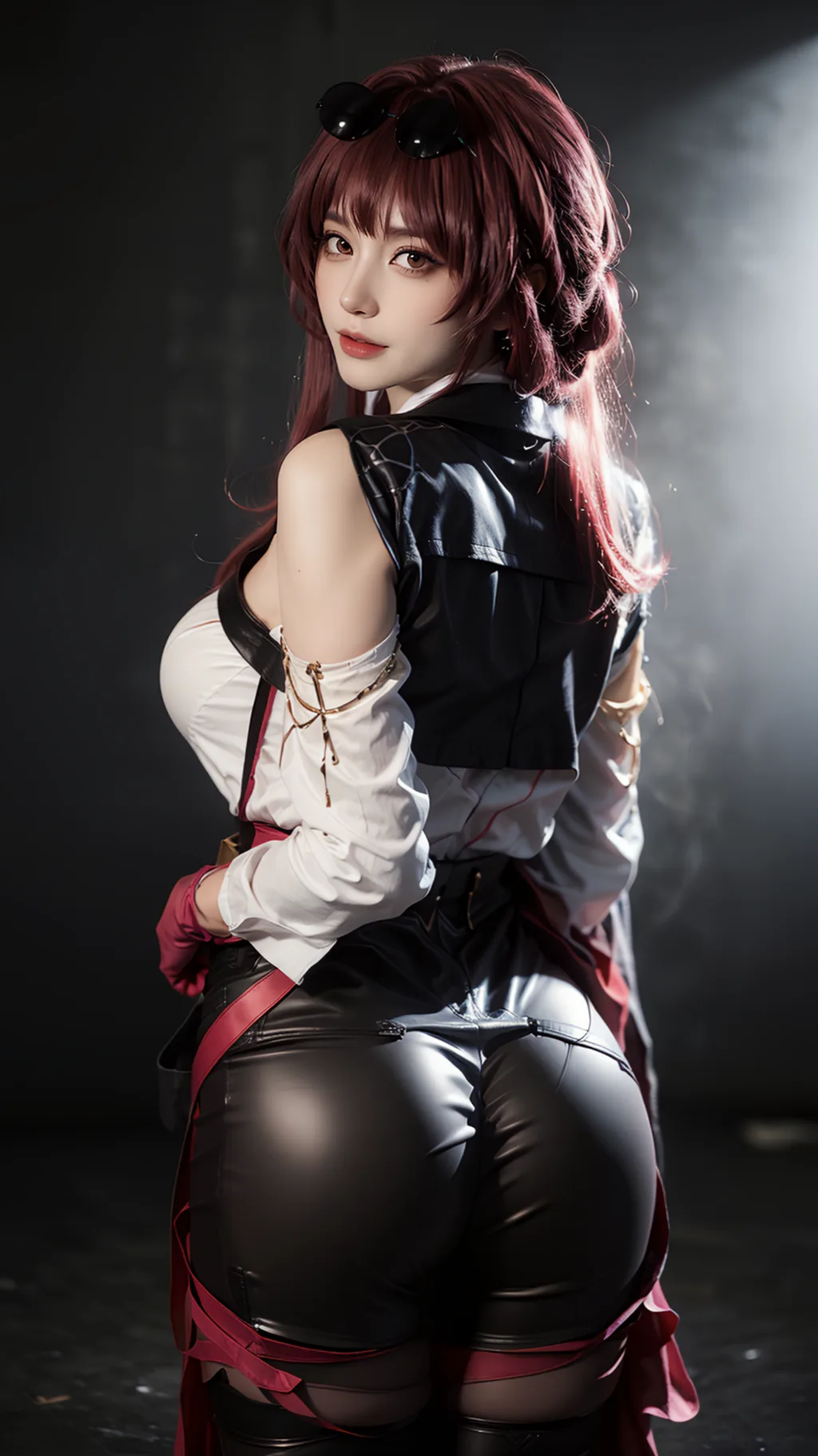 图片[1]-AI绘画 1004 星穹铁道-卡芙卡[37P]-草丛看图