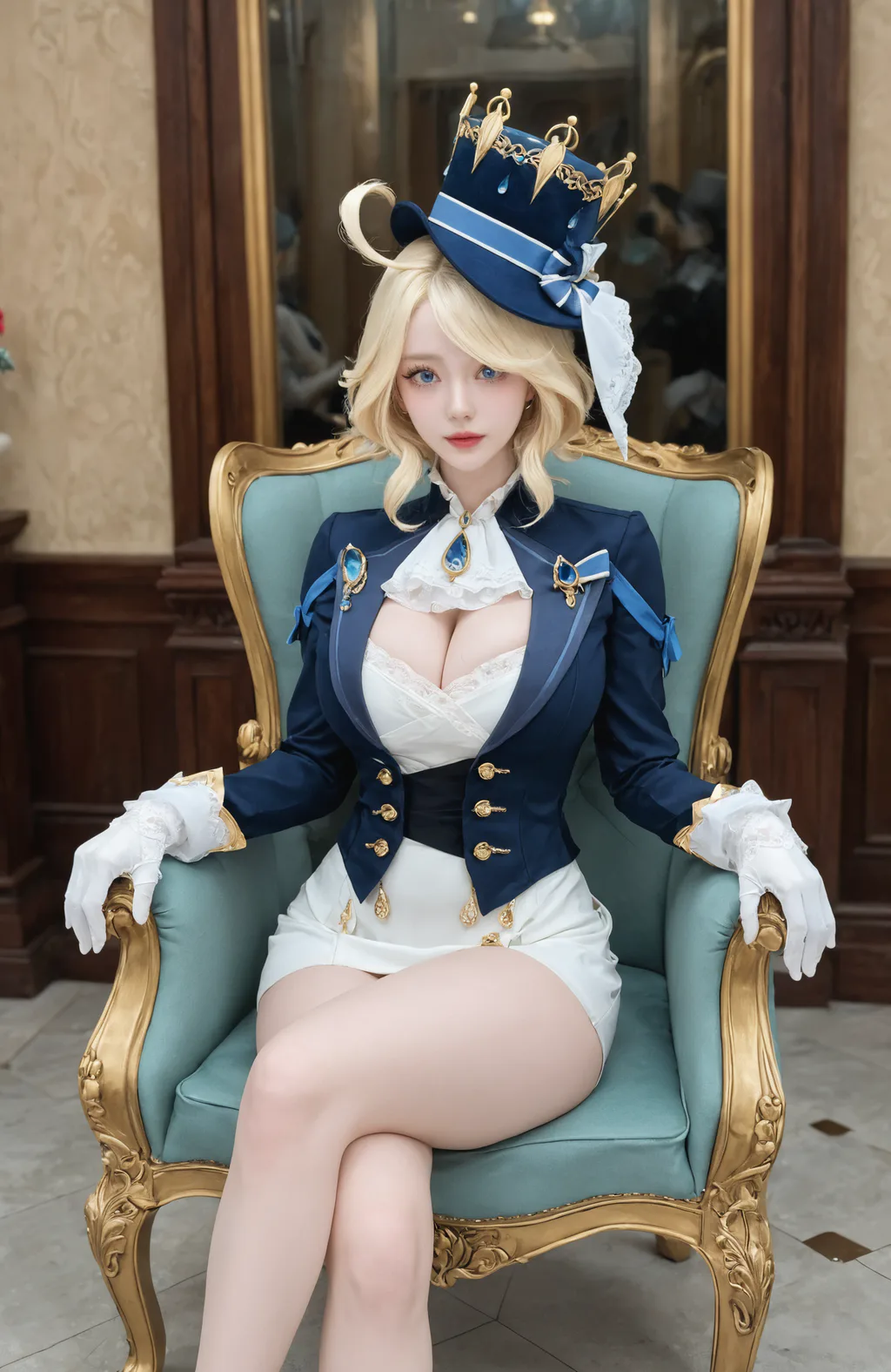 图片[2]-AI绘画 1013 芙宁娜-原神cos[17P]-草丛看图