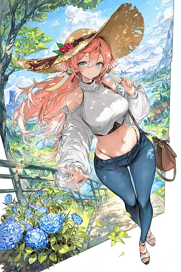 煙緋ちゃん 👒-草丛看图