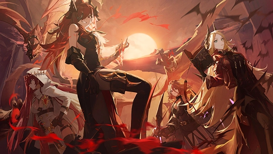 白夜極光-草丛看图