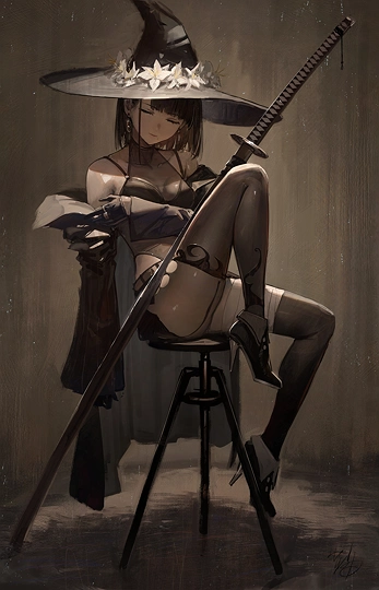 野太刀＋魔女-草丛看图