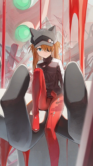 アスカ　　１０３日目-草丛看图