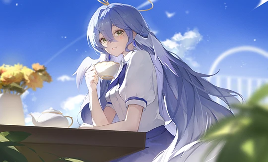 知更鸟的下午茶-草丛看图