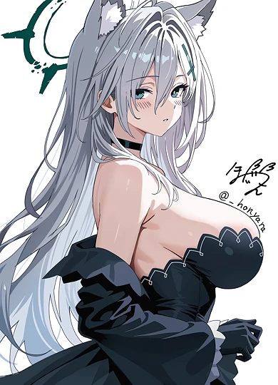 ブルアカ落書き-草丛看图