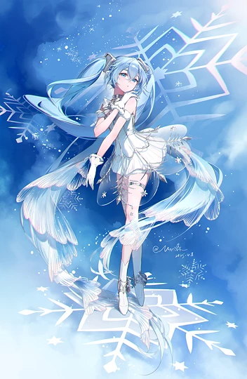 Day 3 miku-草丛看图