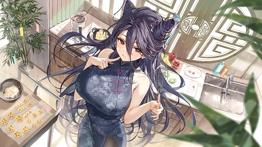 済安　アズレン七夕-草丛看图