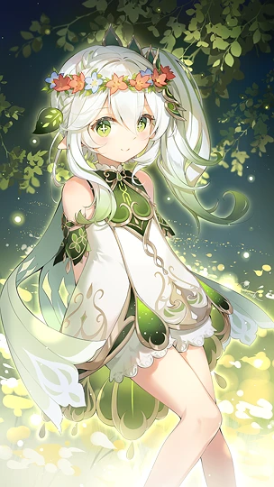 纳西妲生日快乐-草丛看图