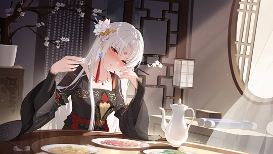 江疏影-草丛看图