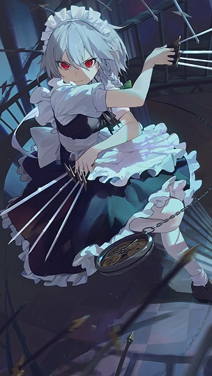 78日目,十六夜 咲夜-草丛看图