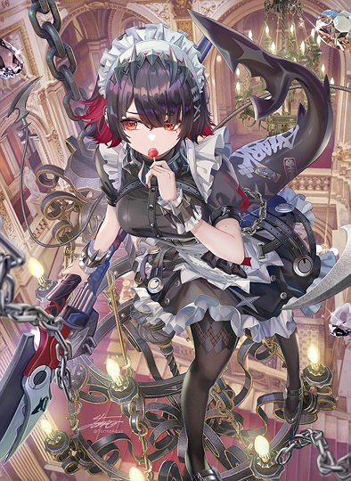 エレンちゃん仕事中-草丛看图