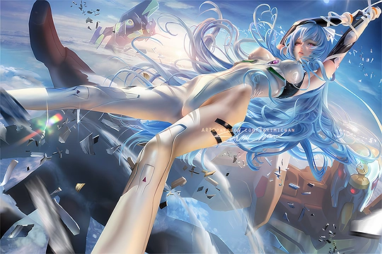 綾波レイ Rei 绫波丽-草丛看图