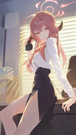 陸八魔アル-草丛看图