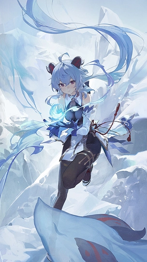 14日目,甘雨-草丛看图