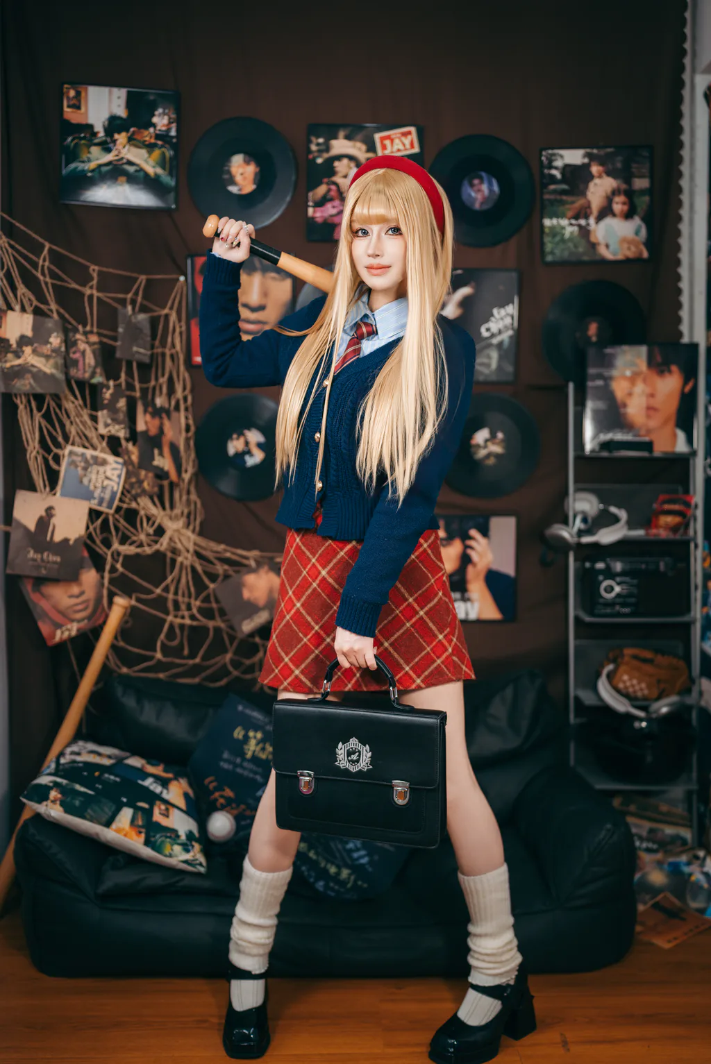 图片[6]-鹿八岁 – 棒球少女[23P]-草丛看图