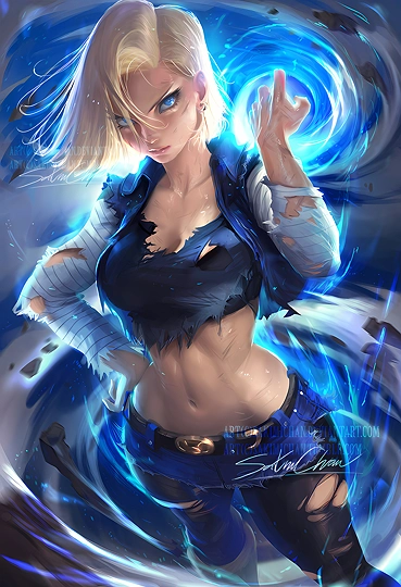 Android 18-草丛看图