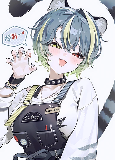 碧虎ラテさん🐯☕-草丛看图