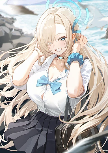 明日奈制服-草丛看图