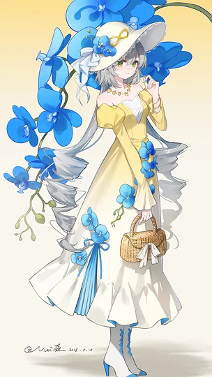 Day 41 兰花天依-草丛看图