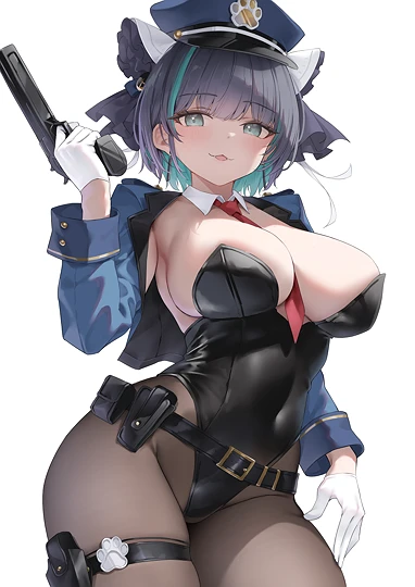 バニーポリスチェシャー-草丛看图