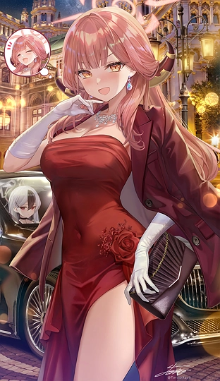 夜のお出かけ-草丛看图