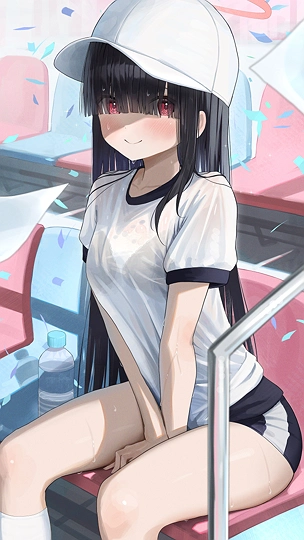 ４４日目、正実モブちゃん　体操着-草丛看图