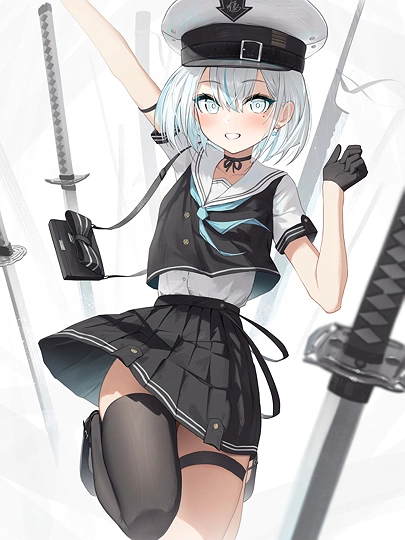 軍服セーラー-草丛看图