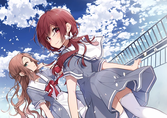 青空に内緒事-草丛看图