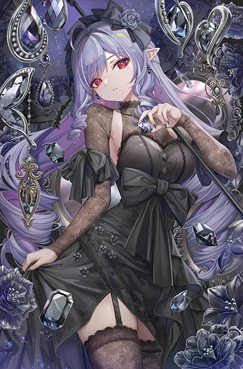 ブラックダイヤビビアン-草丛看图