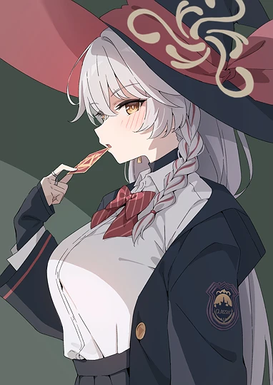 白尾エリ-草丛看图