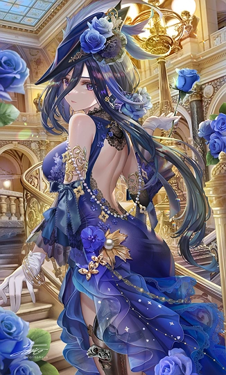 青薔薇クロリンデさん-草丛看图