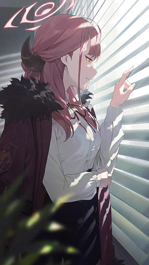 30日目,陸八魔アル-草丛看图