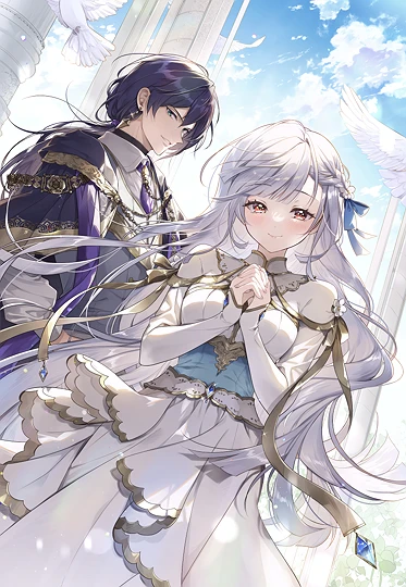 偽物と捨てられた氷の聖女は、敵国で幸せを掴む-草丛看图