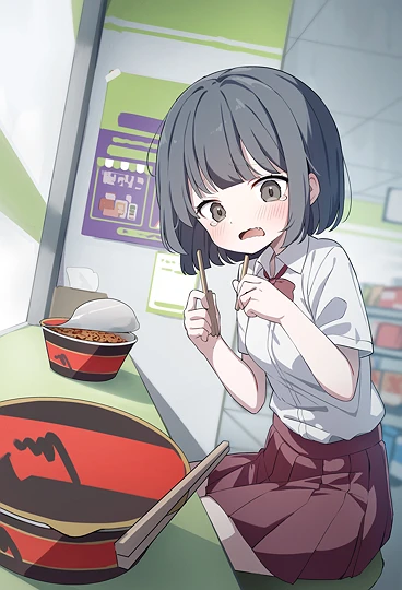 コンビニで-草丛看图