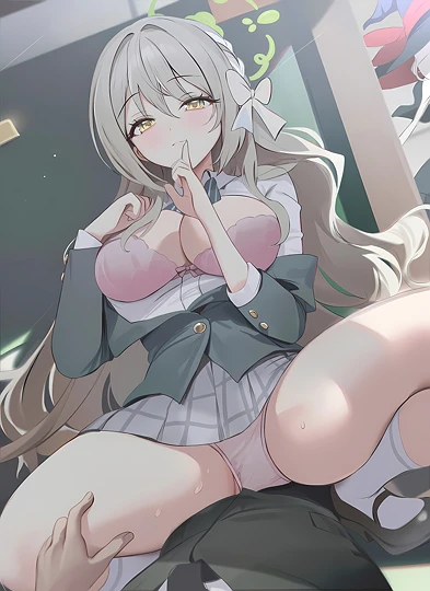 ミヨ「ふふっ、騒いだらバレてしまいますよ。」（全6枚・漫画付）-草丛看图