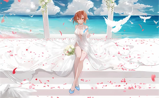 婚纱御坂-草丛看图