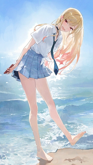 1日目,喜多川海夢-草丛看图