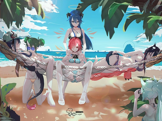 百合沙滩-草丛看图