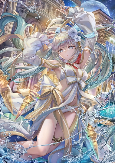 月夜に舞う水妃-草丛看图