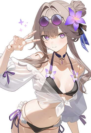 ヘルタ様の水着姿(4)-草丛看图