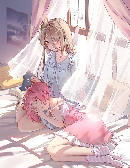 ひざまくら-草丛看图