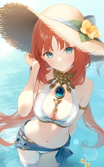 水着ニィロウ-草丛看图